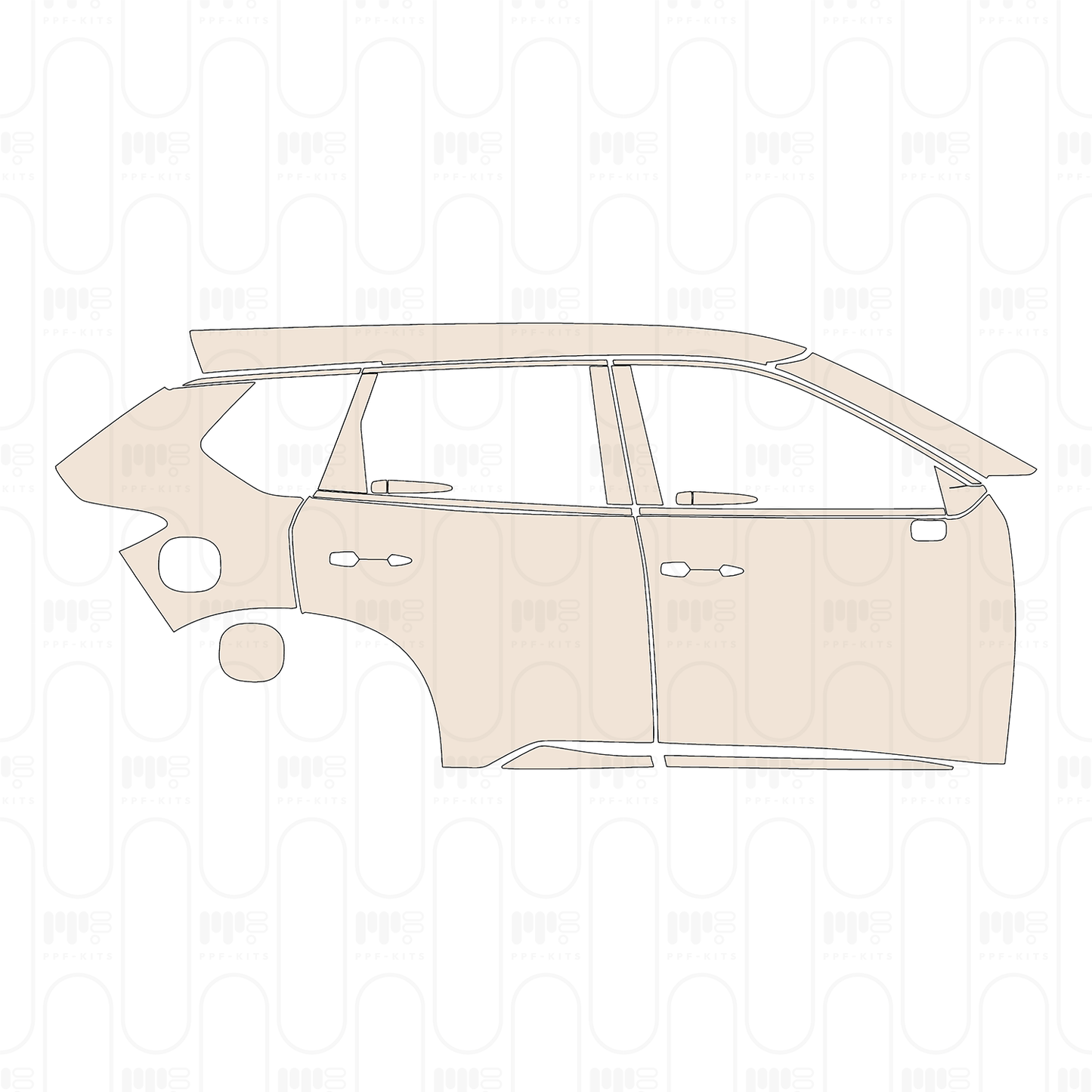 PPF prédécoupé Nissan Rogue SL 2026