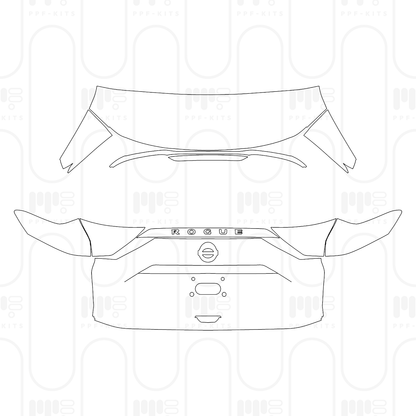 PPF prédécoupé Nissan Rogue SL 2026