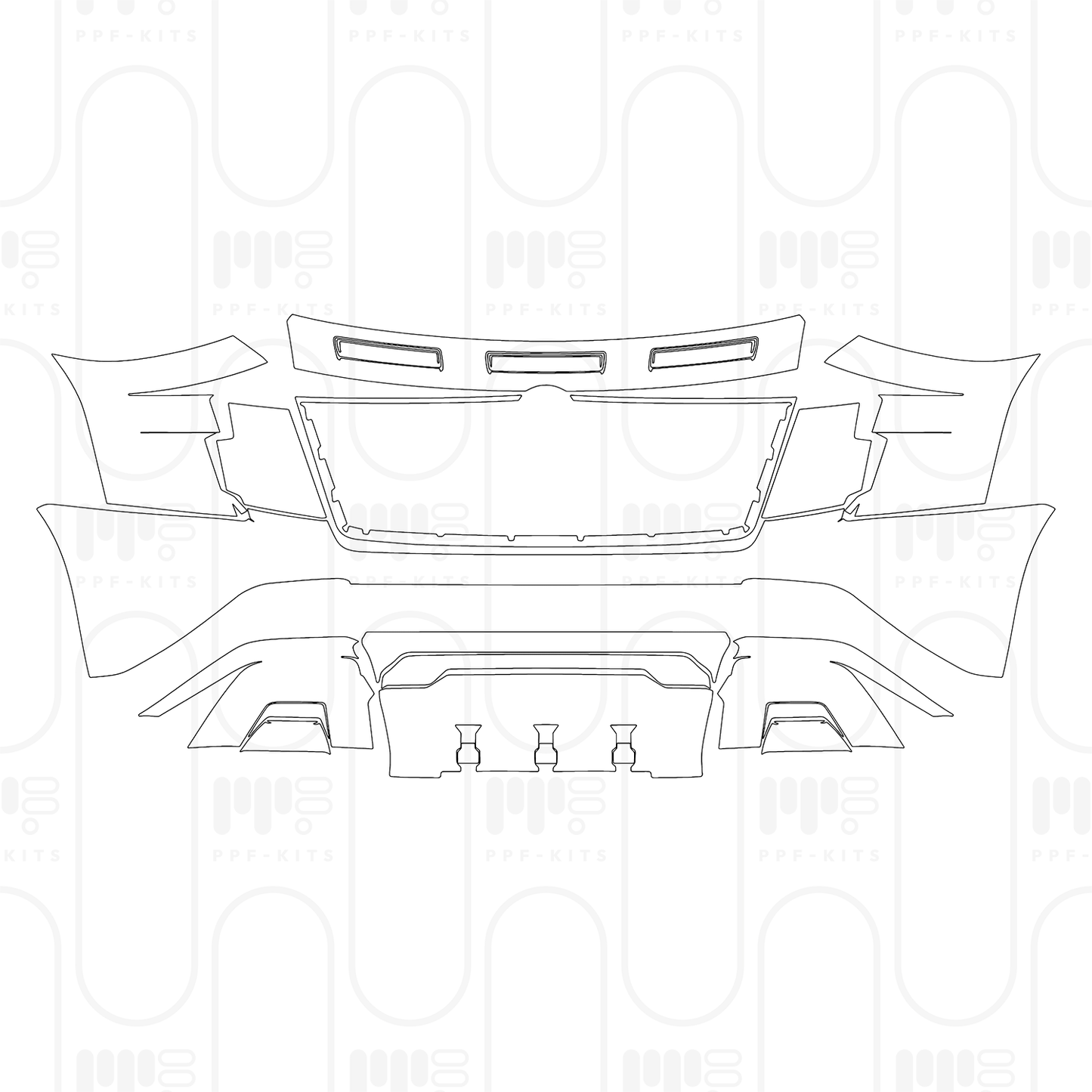 PPF prédécoupé Nissan Armada (US) PRO-4X 2026