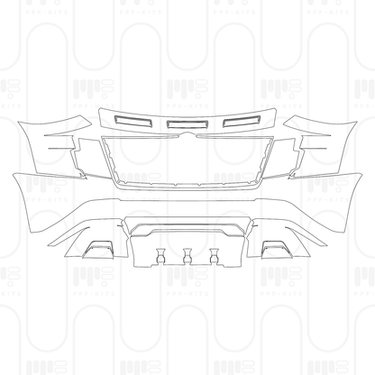 PPF prédécoupé Nissan Armada (US) PRO-4X 2026