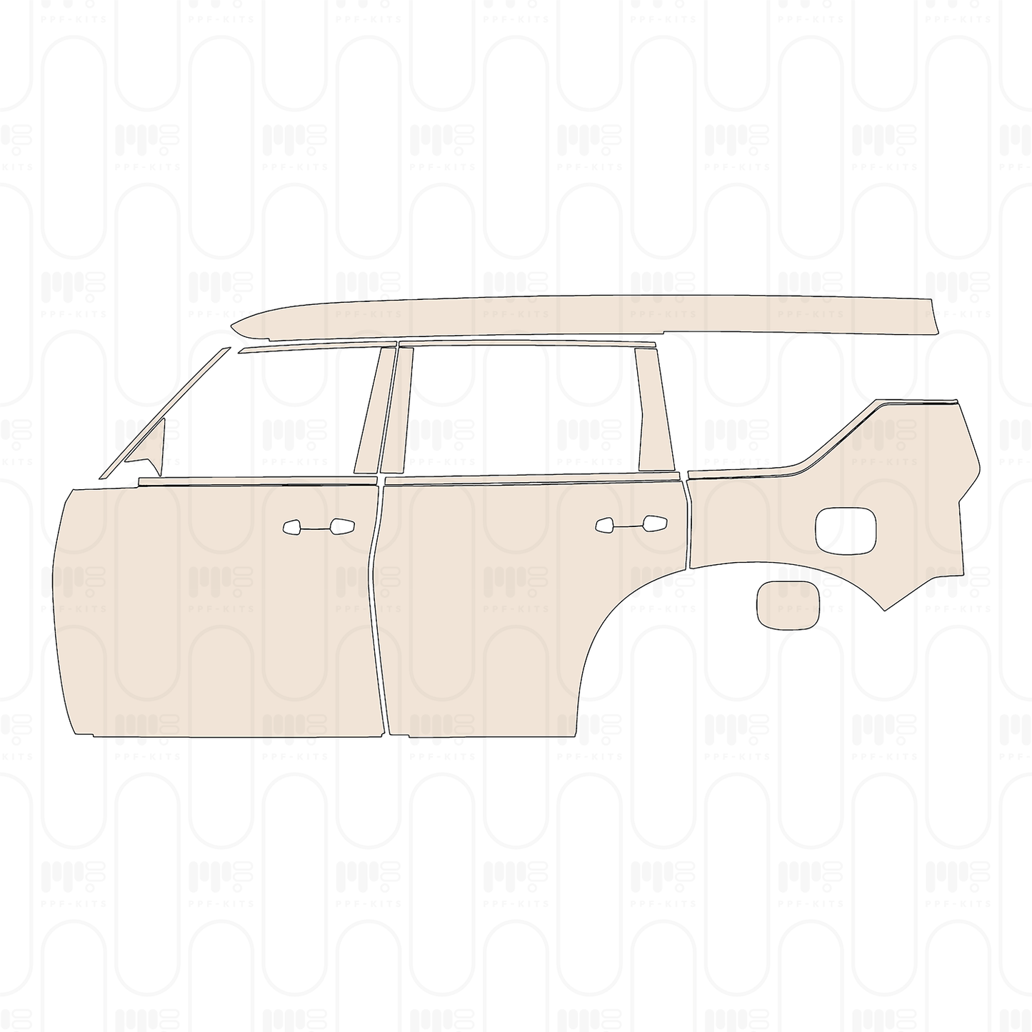 PPF prédécoupé Nissan Armada (US) PRO-4X 2026