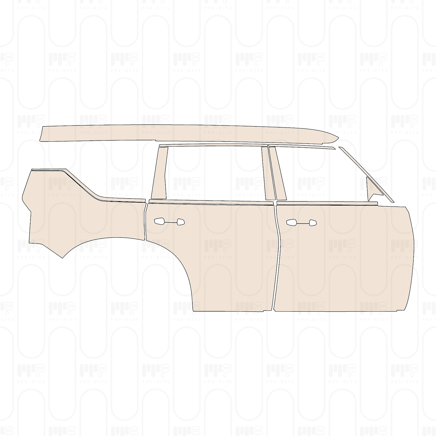 PPF prédécoupé Nissan Armada (US) PRO-4X 2026