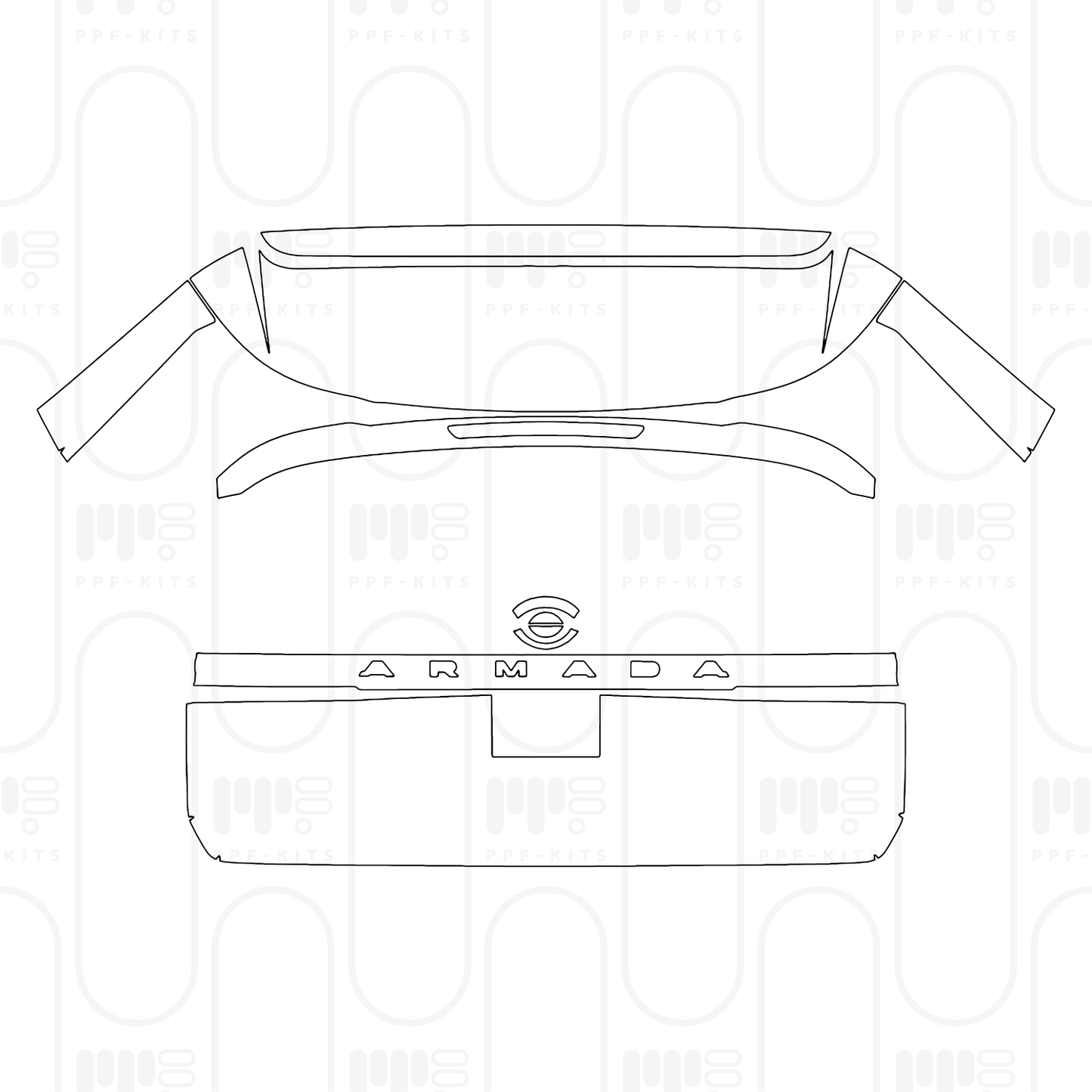 PPF prédécoupé Nissan Armada (US) PRO-4X 2026