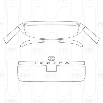 PPF prédécoupé Nissan Armada (US) PRO-4X 2026