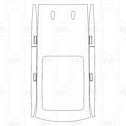 PPF prédécoupé Nissan Armada (US) Platinum Reserve 2026