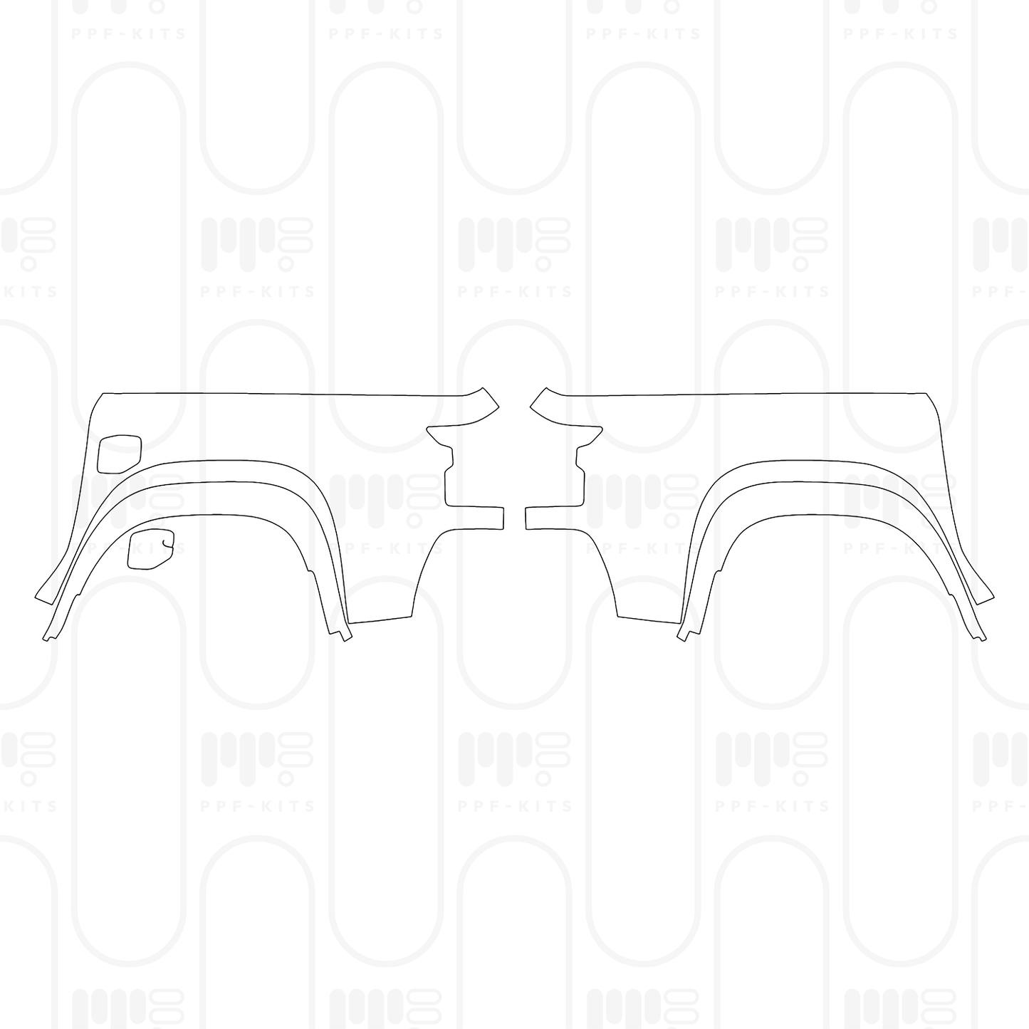 PPF prédécoupé Nissan Frontier Crew Cab Pro-4X 2026