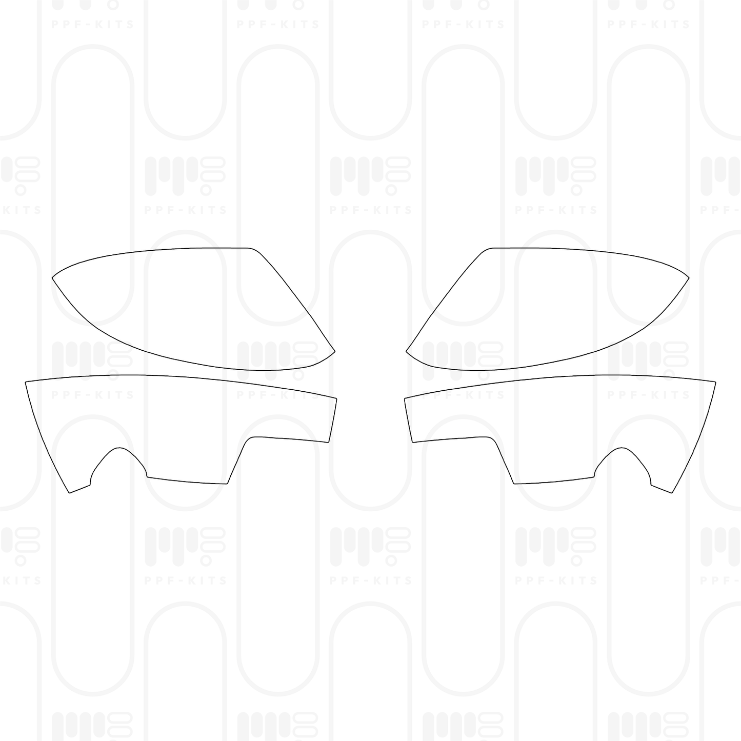 PPF prédécoupé Nissan Frontier Crew Cab Pro-4X 2026