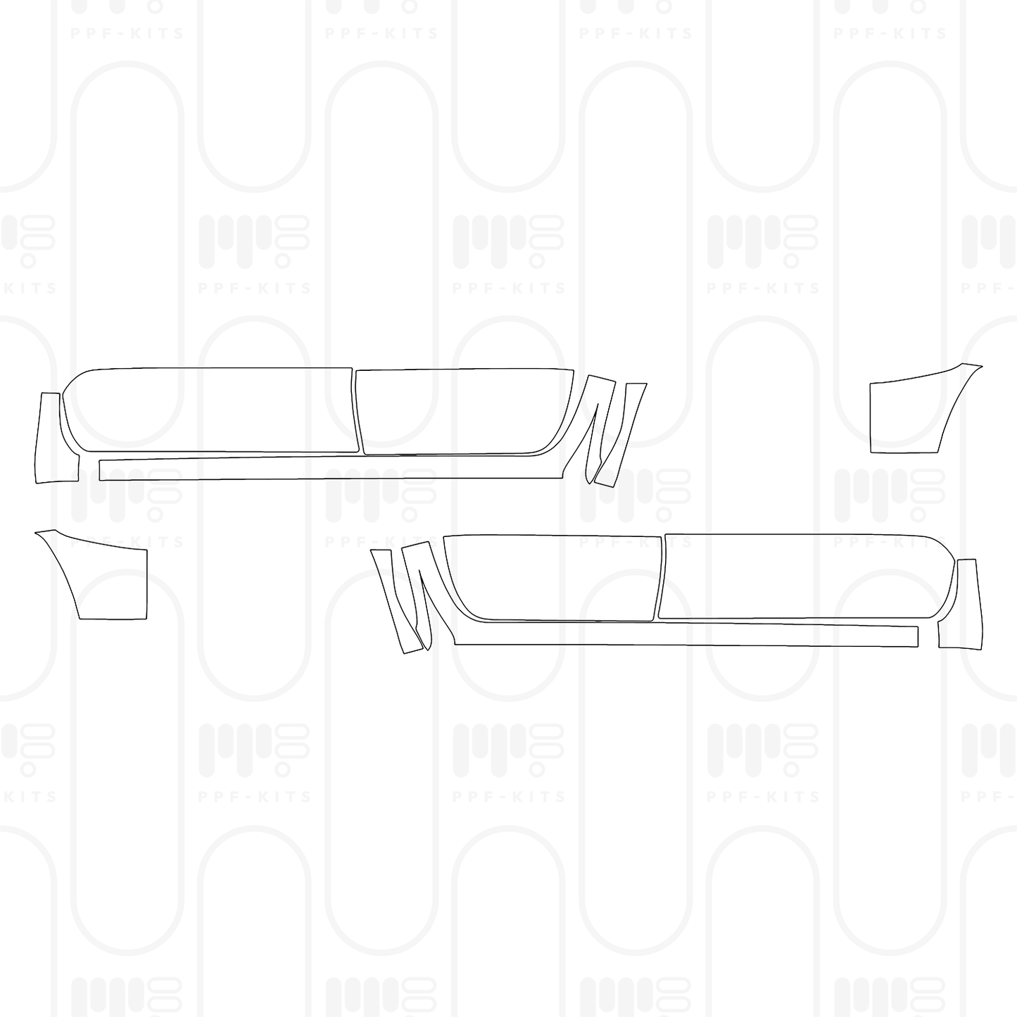 PPF prédécoupé Nissan Frontier Crew Cab Pro-4X 2026