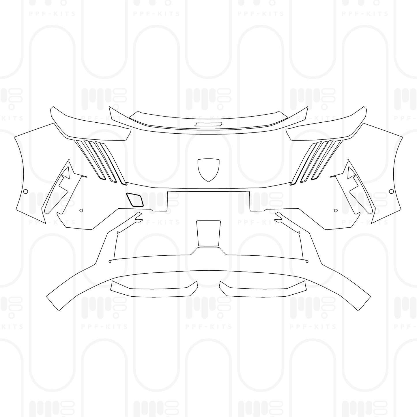 PPF prédécoupé Peugeot E-3008 (EU) Allure 2026