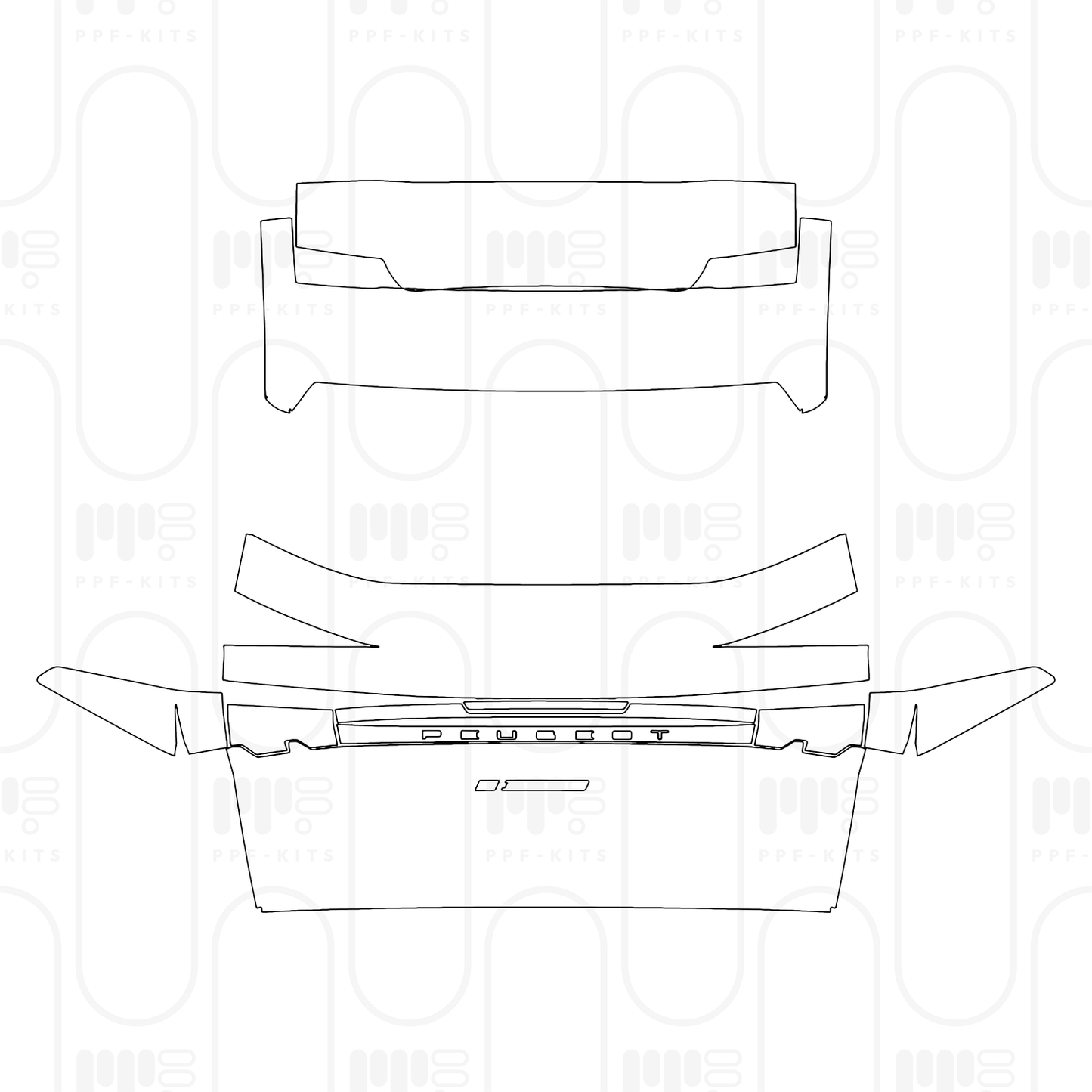 PPF prédécoupé Peugeot E-3008 (EU) Allure 2026