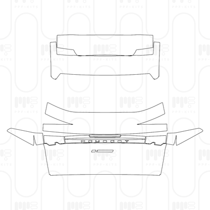 PPF prédécoupé Peugeot E-3008 (EU) Allure 2026