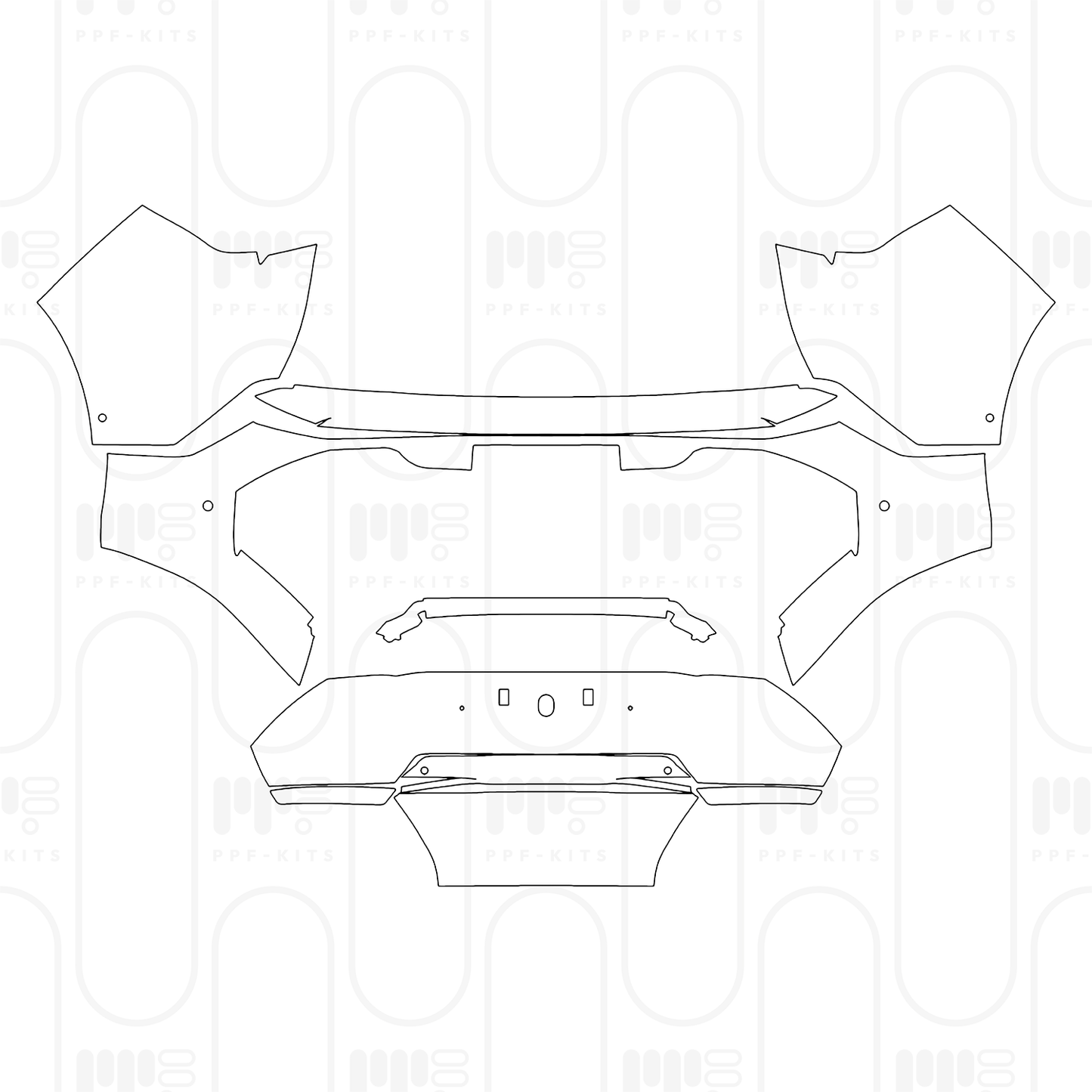 PPF prédécoupé Peugeot E-3008 (EU) Allure 2026