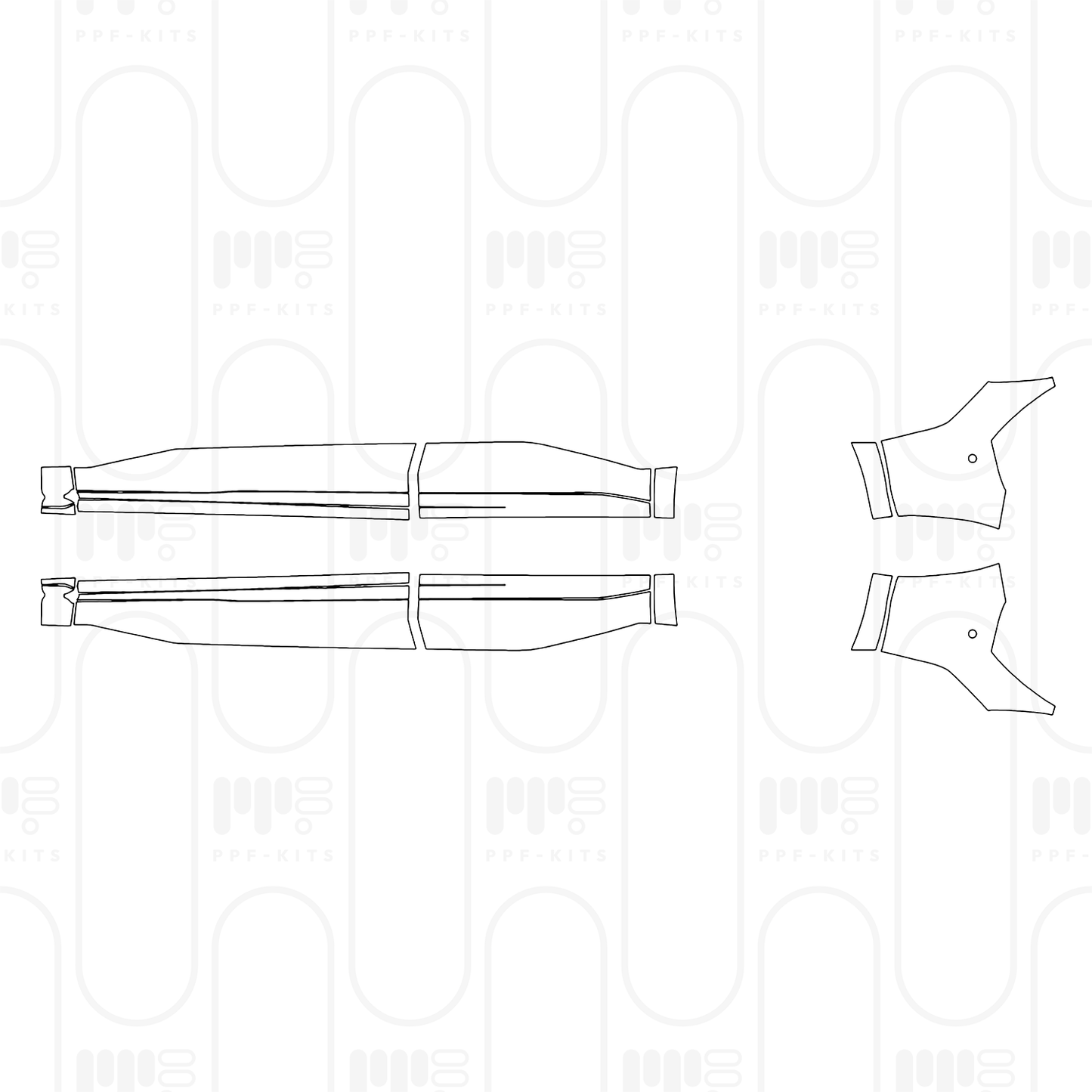 PPF prédécoupé Peugeot E-3008 (EU) Allure 2026