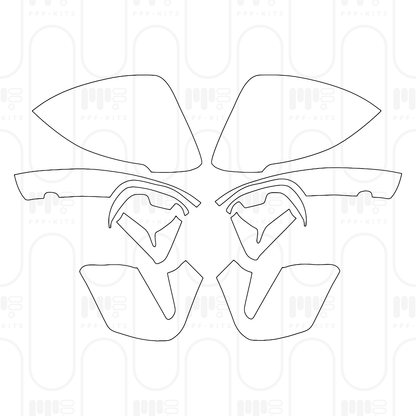 PPF prédécoupé Porsche Macan S 2026