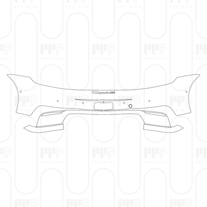 PPF prédécoupé Porsche 911 Targa 4 GTS 2026