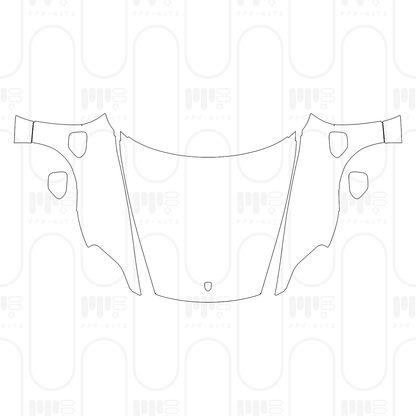 PPF prédécoupé Porsche Taycan Sport Turismo Taycan Turbo S Sport Turismo 2026