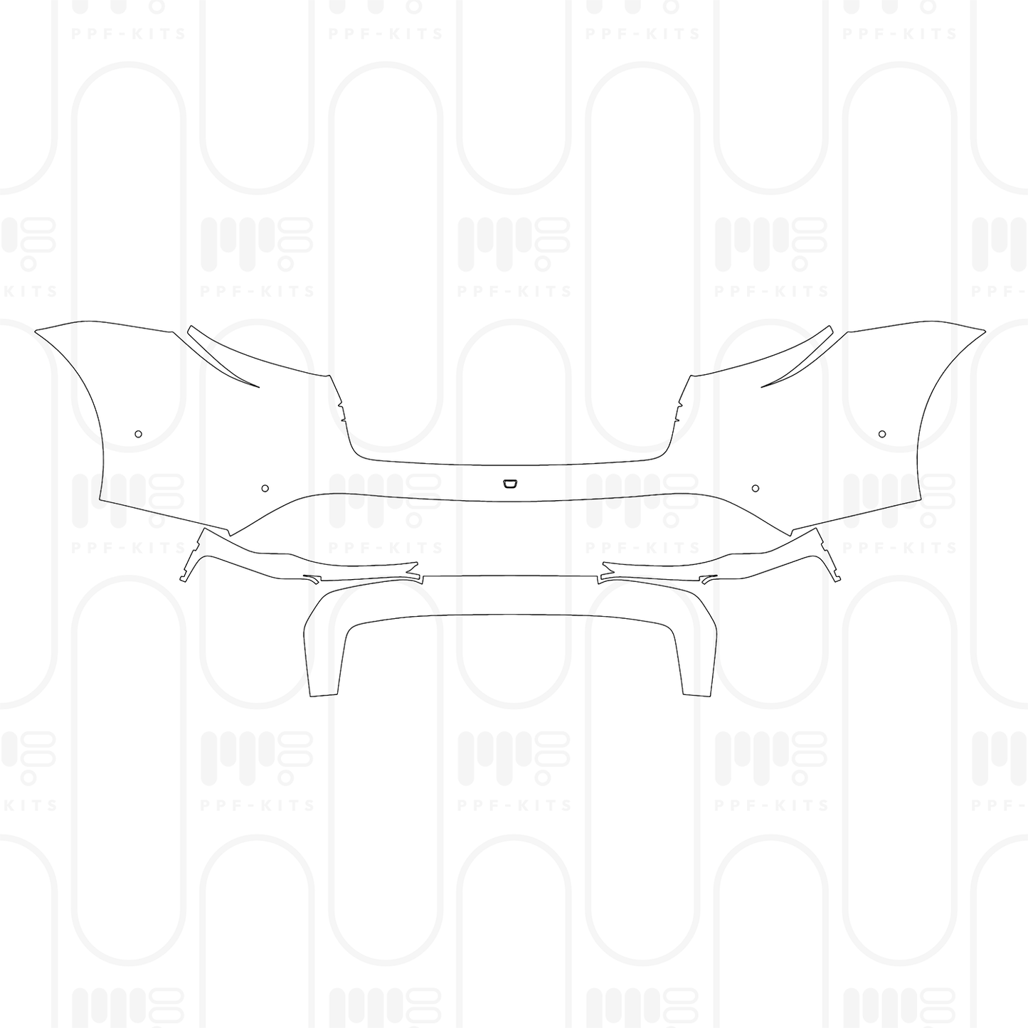 PPF prédécoupé Porsche Taycan Sedan Taycan 4S 2026