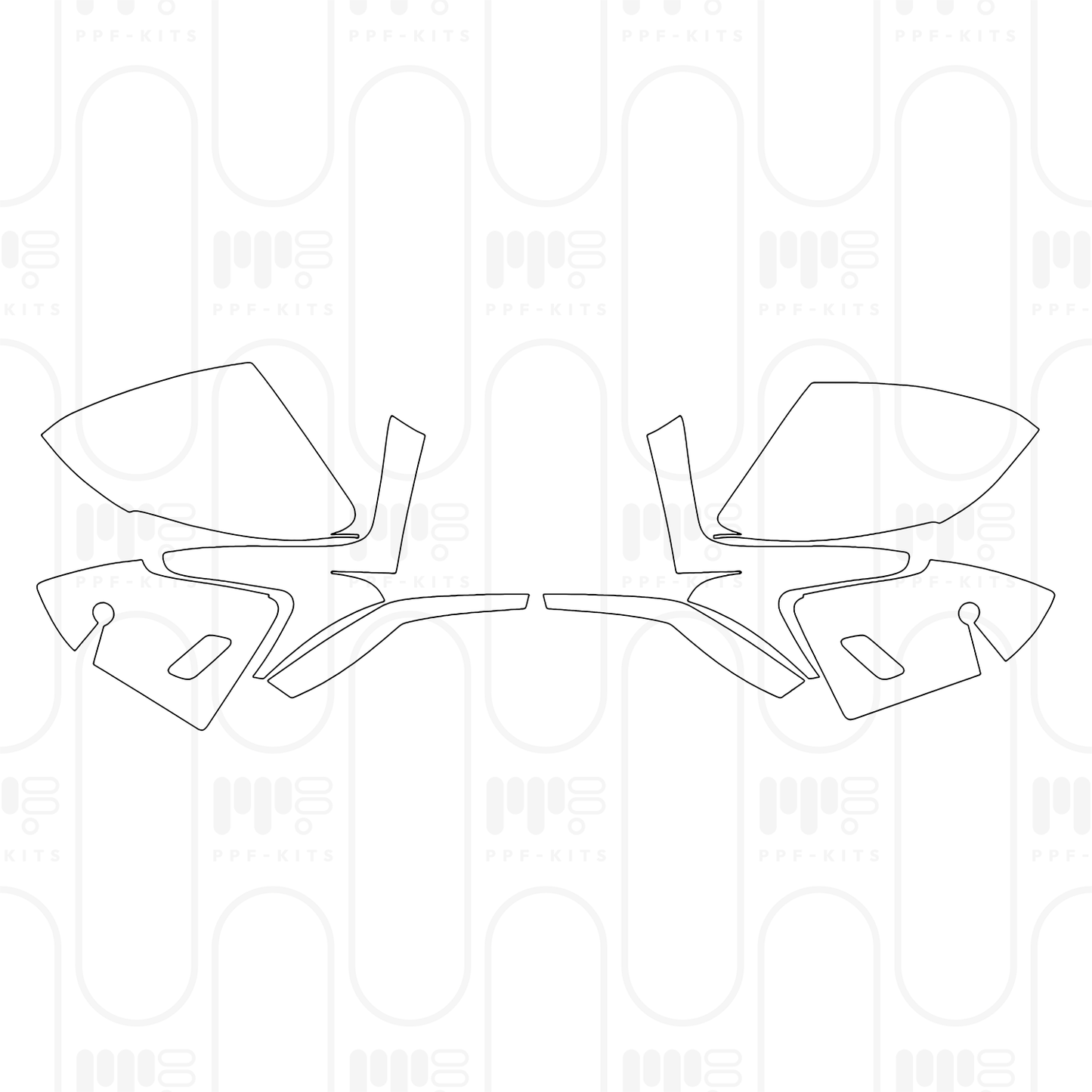 PPF prédécoupé Porsche Taycan Sport Turismo Taycan Turbo S Sport Turismo 2026