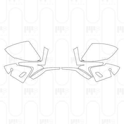 PPF prédécoupé Porsche Taycan Sport Turismo Taycan Turbo S Sport Turismo 2026