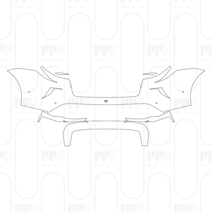 PPF prédécoupé Porsche Taycan Sport Turismo Taycan Turbo S Sport Turismo 2026