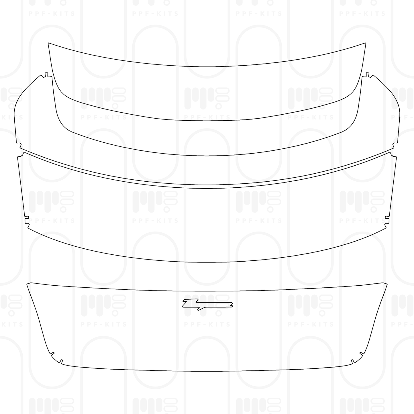 PPF prédécoupé Porsche Taycan Sedan Taycan 2026