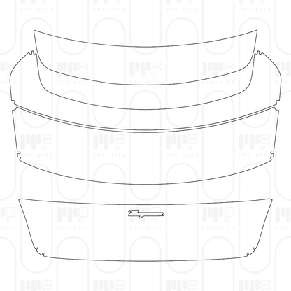 PPF prédécoupé Porsche Taycan Sedan Taycan 2026