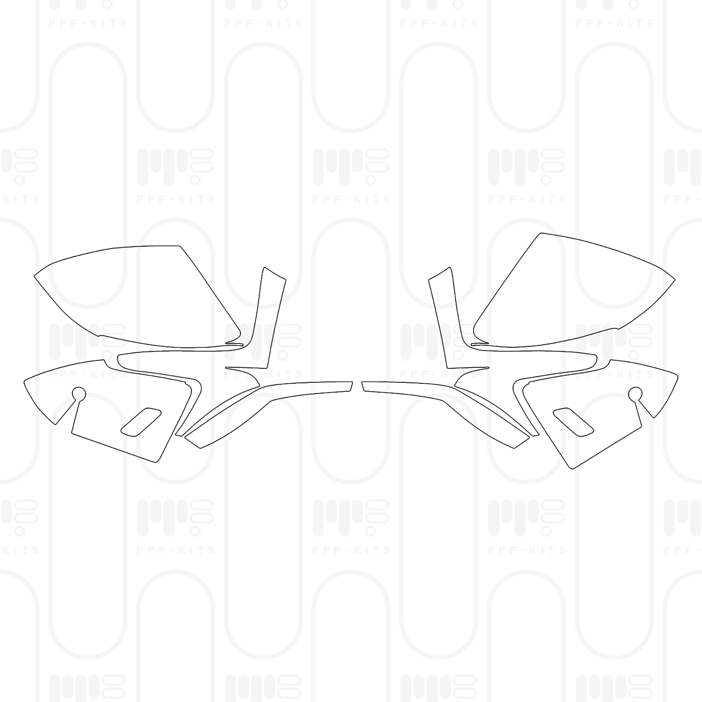 PPF prédécoupé Porsche Taycan Sedan Taycan 4S 2026