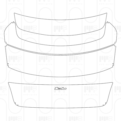 PPF prédécoupé Porsche Taycan Sedan Taycan Turbo 2026