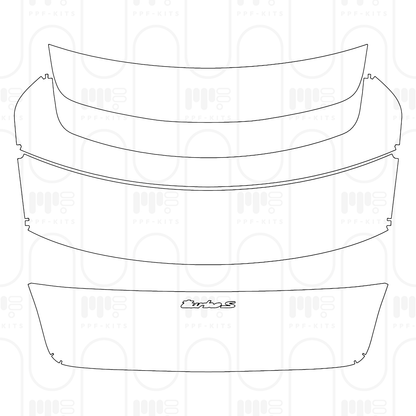 PPF prédécoupé Porsche Taycan Sedan Taycan Turbo S 2026