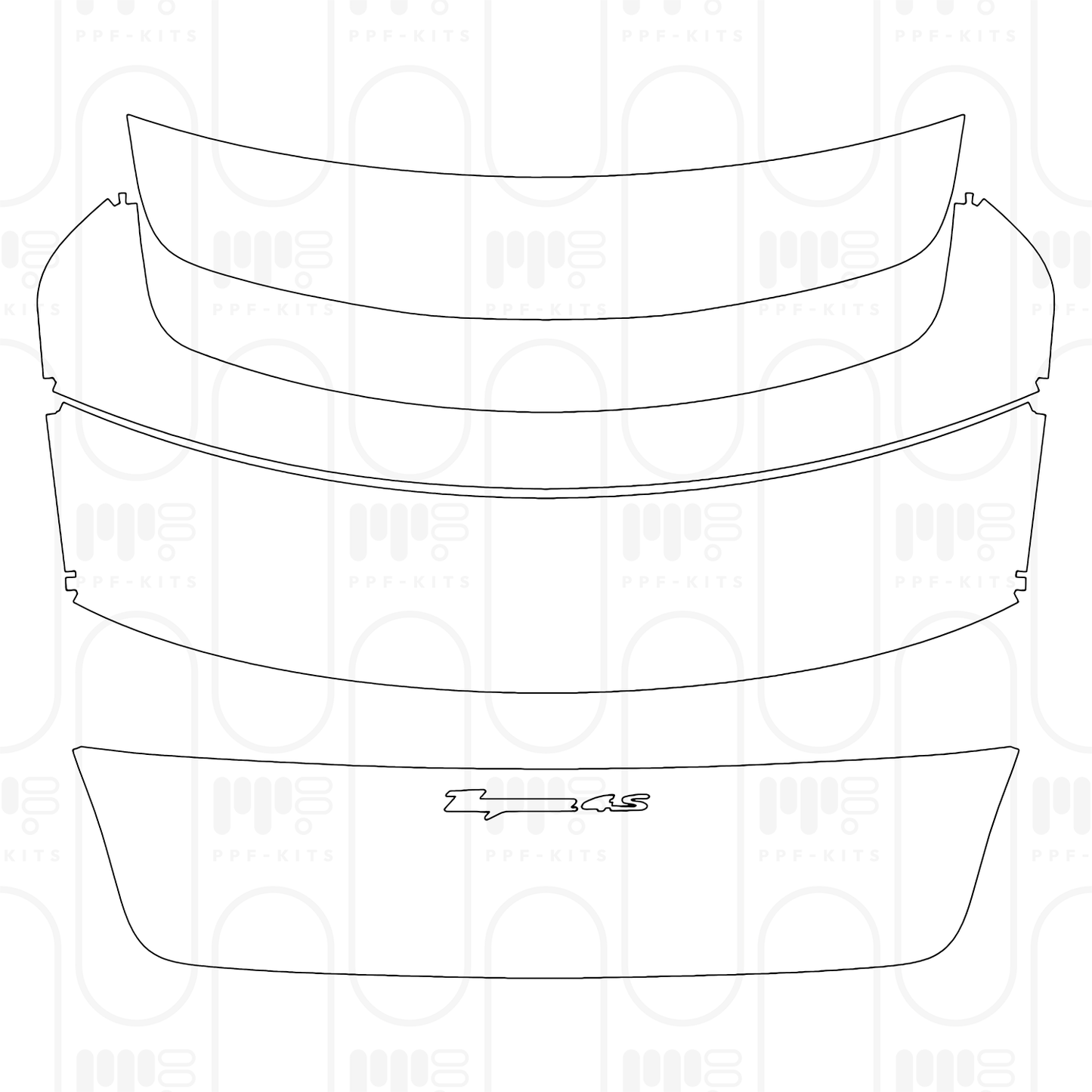 PPF prédécoupé Porsche Taycan Sedan Taycan 4S 2026