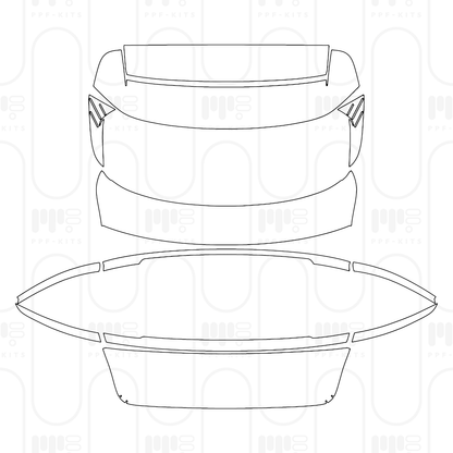 PPF prédécoupé Porsche Taycan Cross Turismo Taycan 4 Cross Turismo 2026