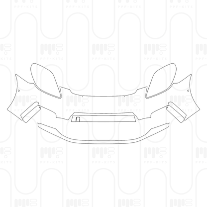 PPF prédécoupé Porsche Panamera Sedan Panamera 4S E-Hybrid 2026