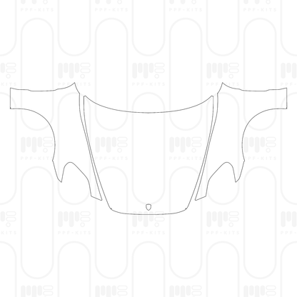 PPF prédécoupé Porsche Panamera Sedan Panamera 4S E-Hybrid 2026