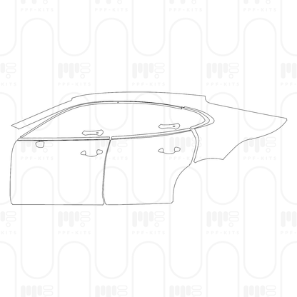 PPF prédécoupé Porsche Panamera Sedan Panamera 4 2026