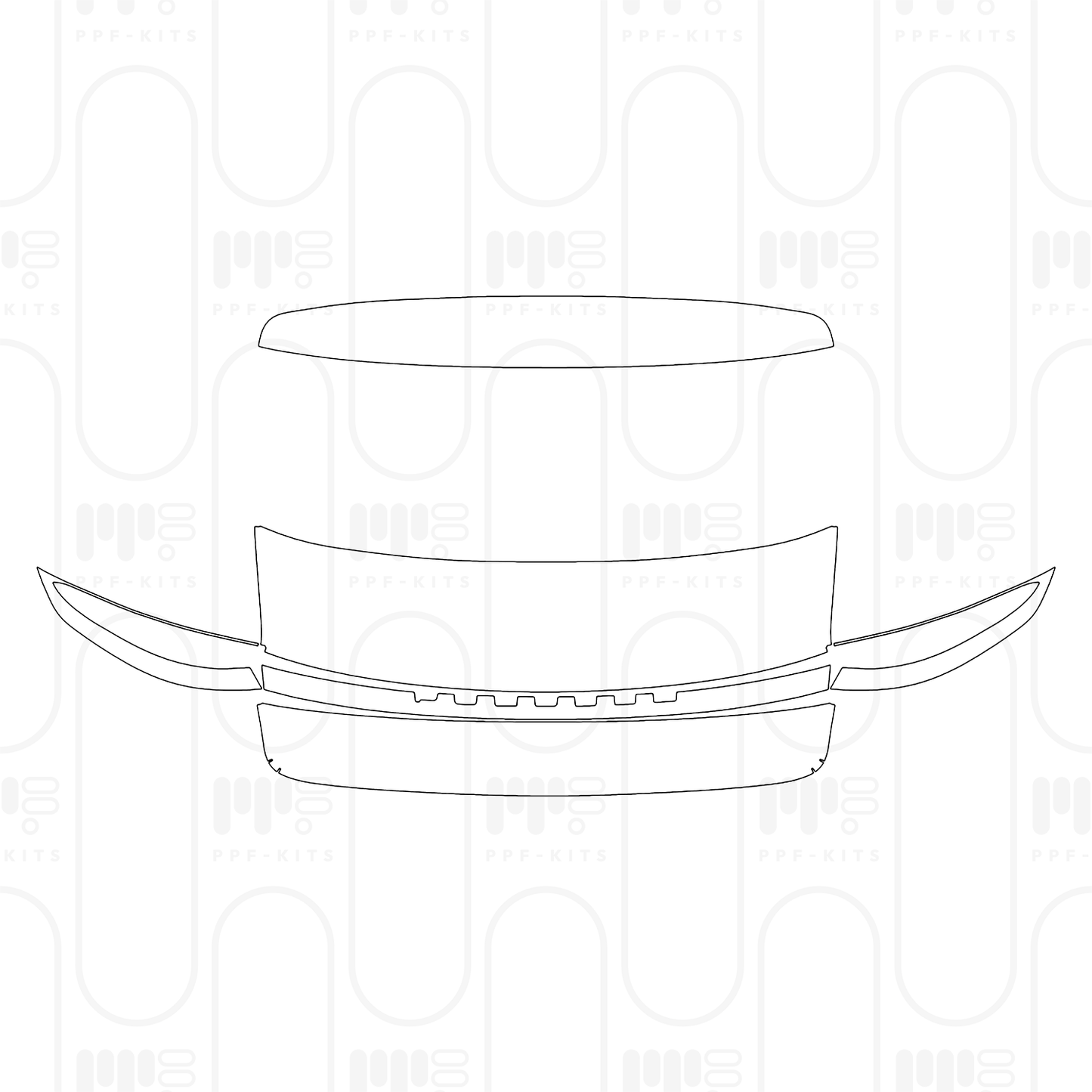 PPF prédécoupé Porsche Panamera Sedan Panamera 4S E-Hybrid 2026