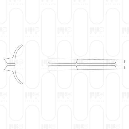 PPF prédécoupé Porsche Panamera Sedan Panamera 4S E-Hybrid 2026