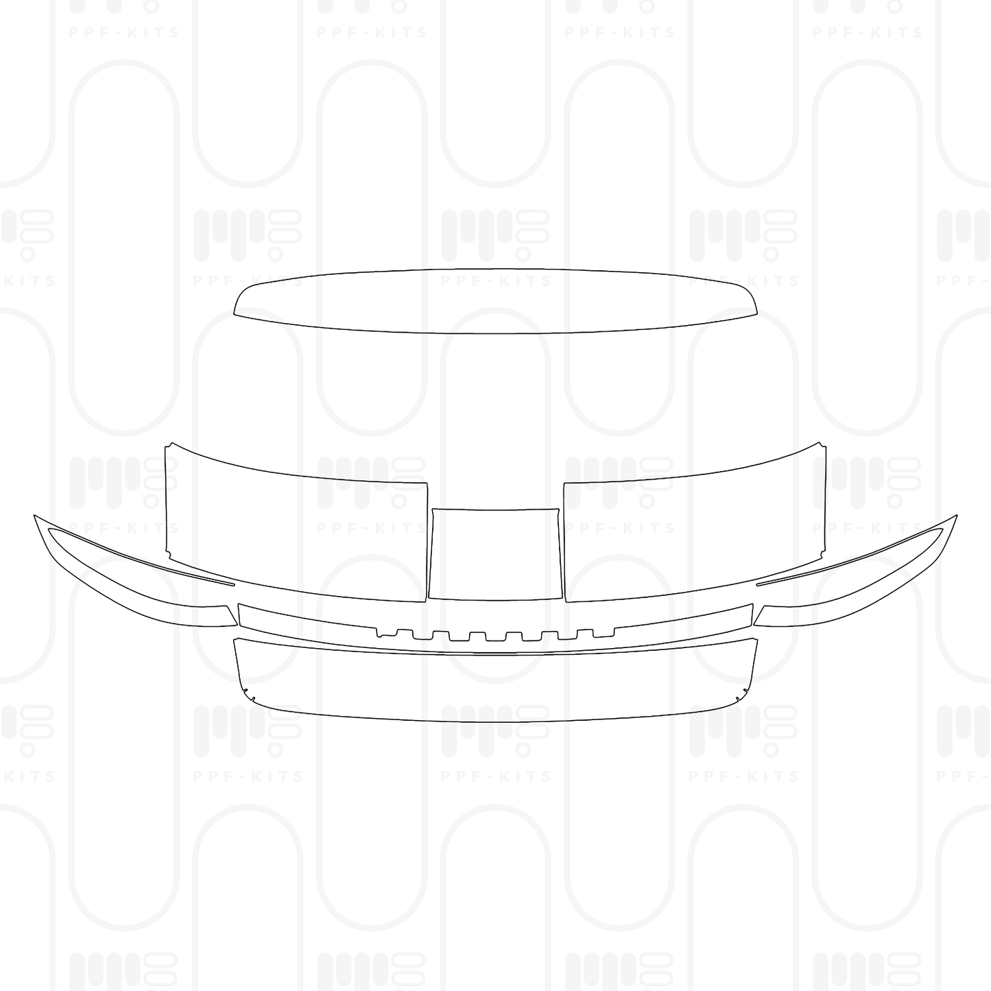 PPF prédécoupé Porsche Panamera Sedan Panamera Turbo S E-Hybrid 2026