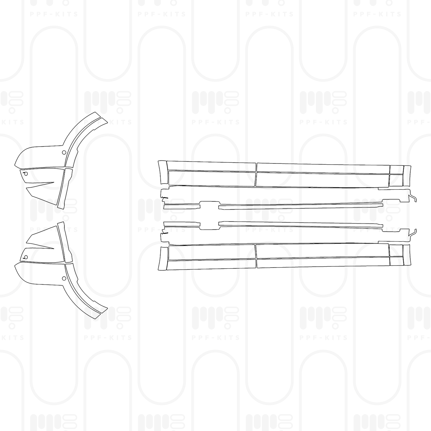 PPF prédécoupé Porsche Macan Electric 4 2026