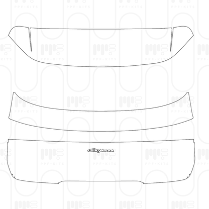 PPF prédécoupé Porsche Cayenne E-Hybrid 2026