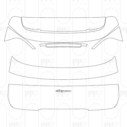 PPF prédécoupé Porsche Cayenne E-Hybrid 2026