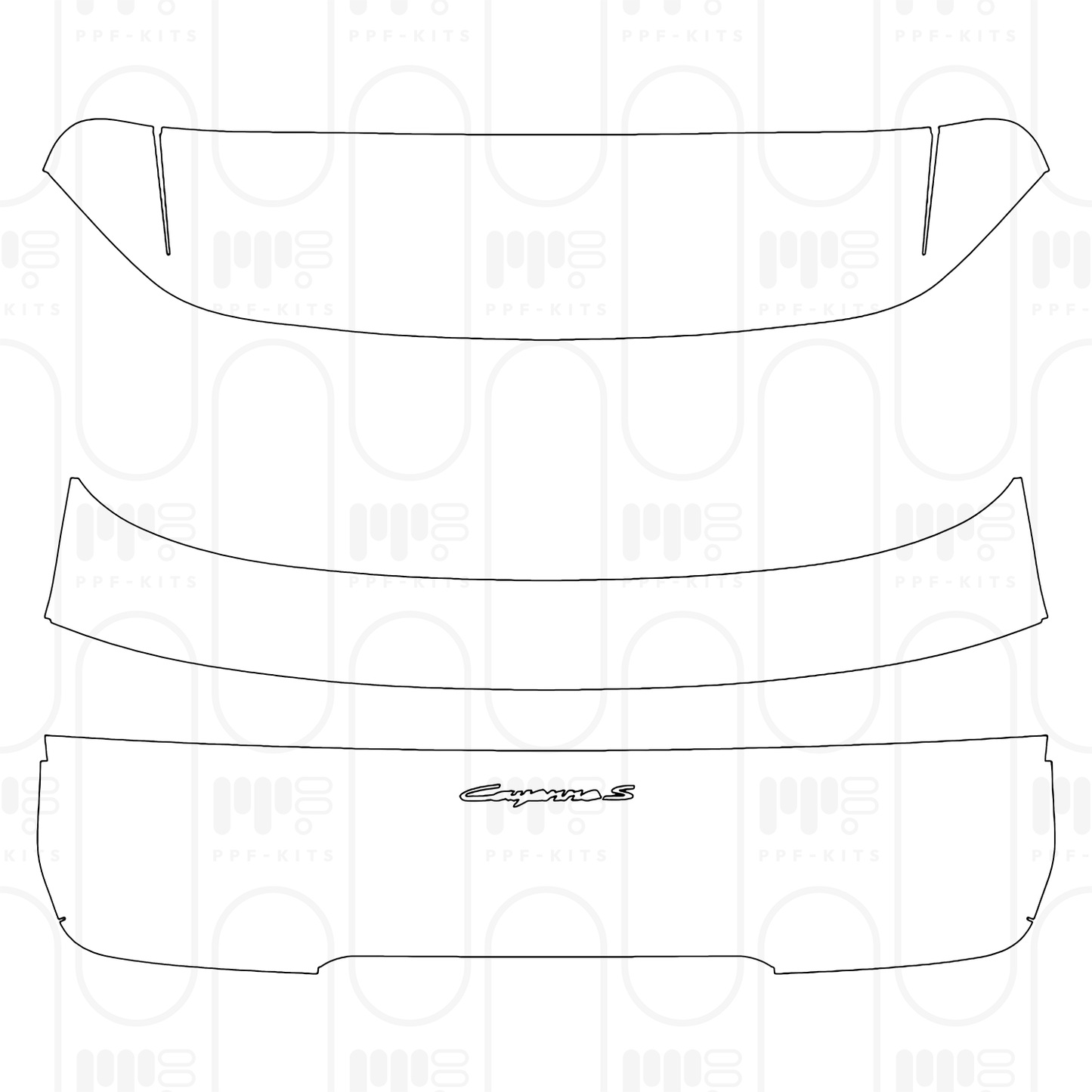 PPF prédécoupé Porsche Cayenne S E-Hybrid 2026