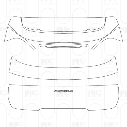 PPF prédécoupé Porsche Cayenne S E-Hybrid 2026