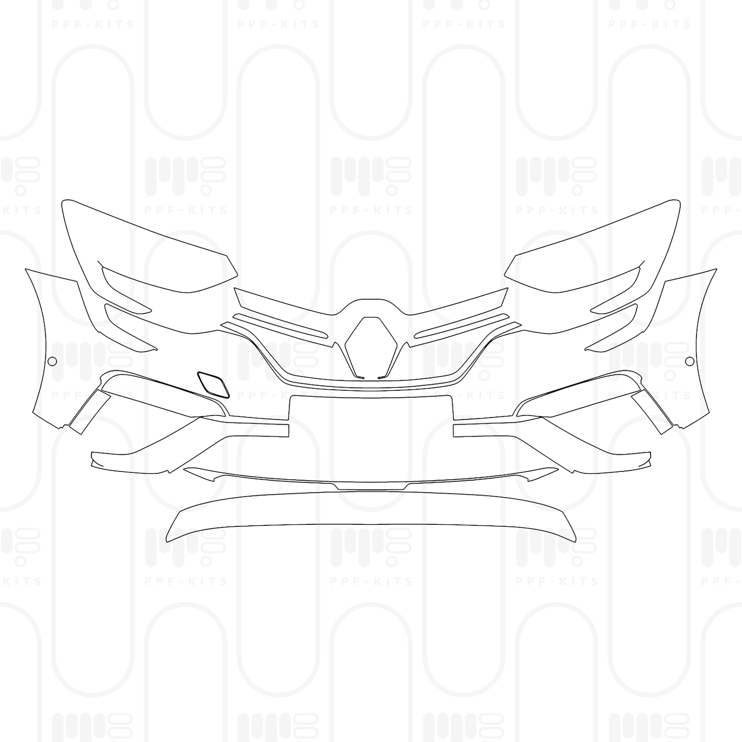 PPF prédécoupé Renault Arkana Esprit Alpine 2026