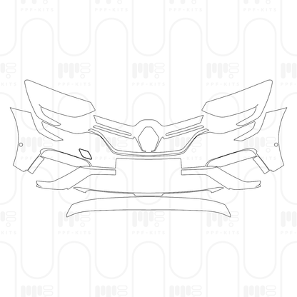 PPF prédécoupé Renault Arkana Esprit Alpine 2026