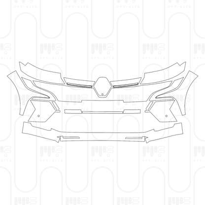 PPF prédécoupé Renault Megane E-Tech 2026