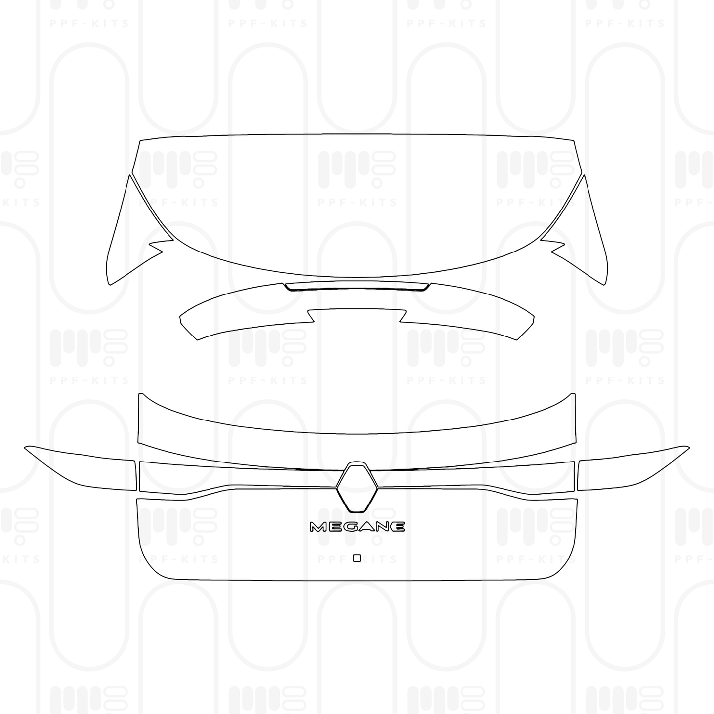 PPF prédécoupé Renault Megane E-Tech 2026