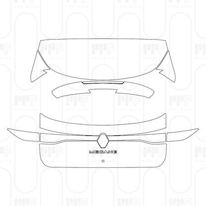 PPF prédécoupé Renault Megane E-Tech 2026