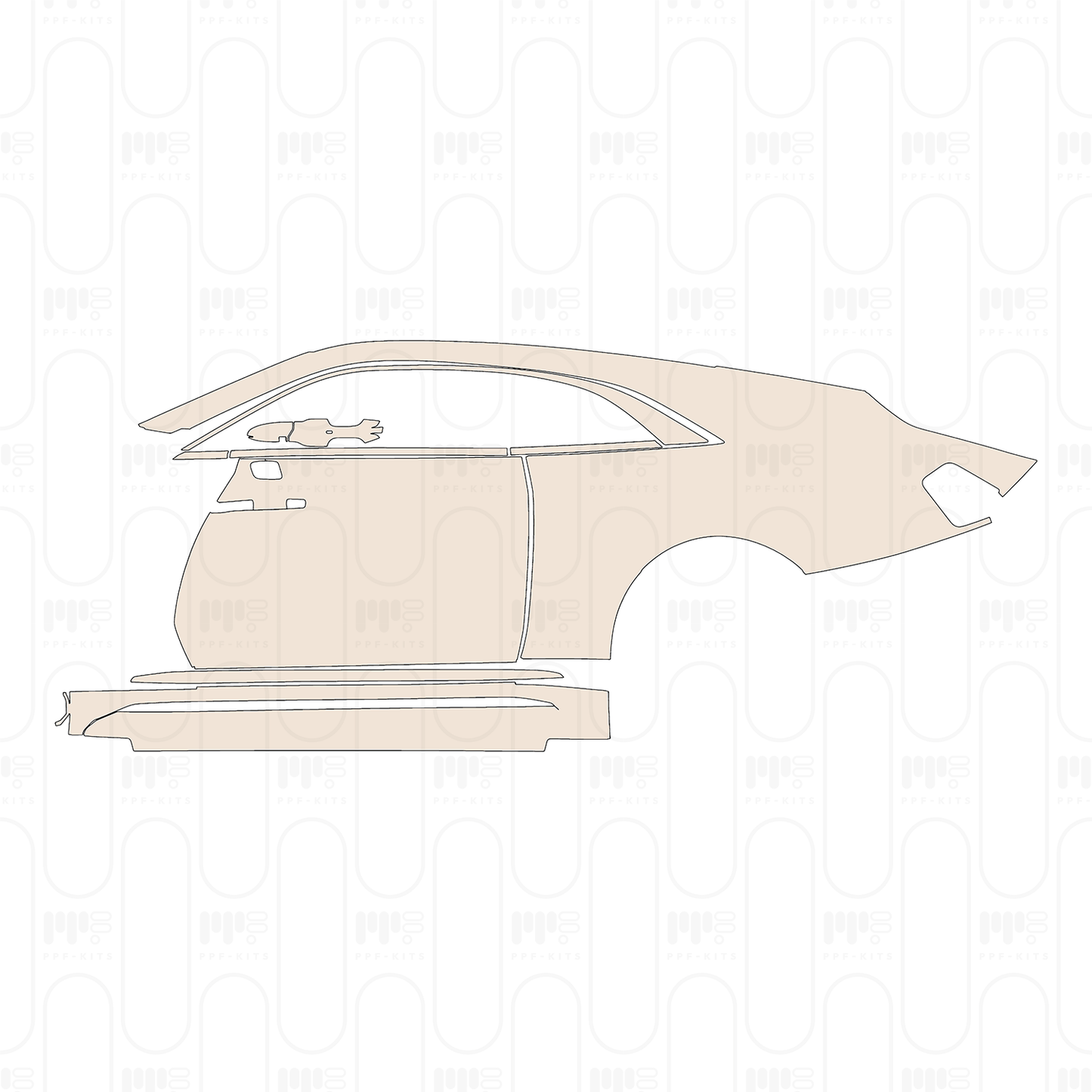 PPF prédécoupé Rolls-Royce Spectre 2026
