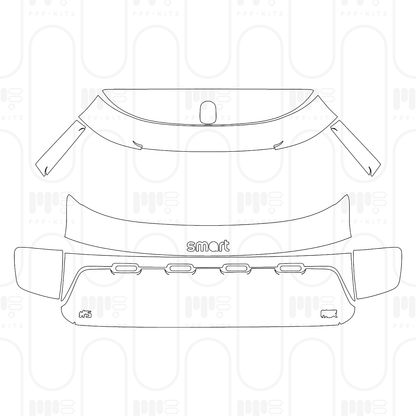 PPF prédécoupé Smart #5 Base 2026