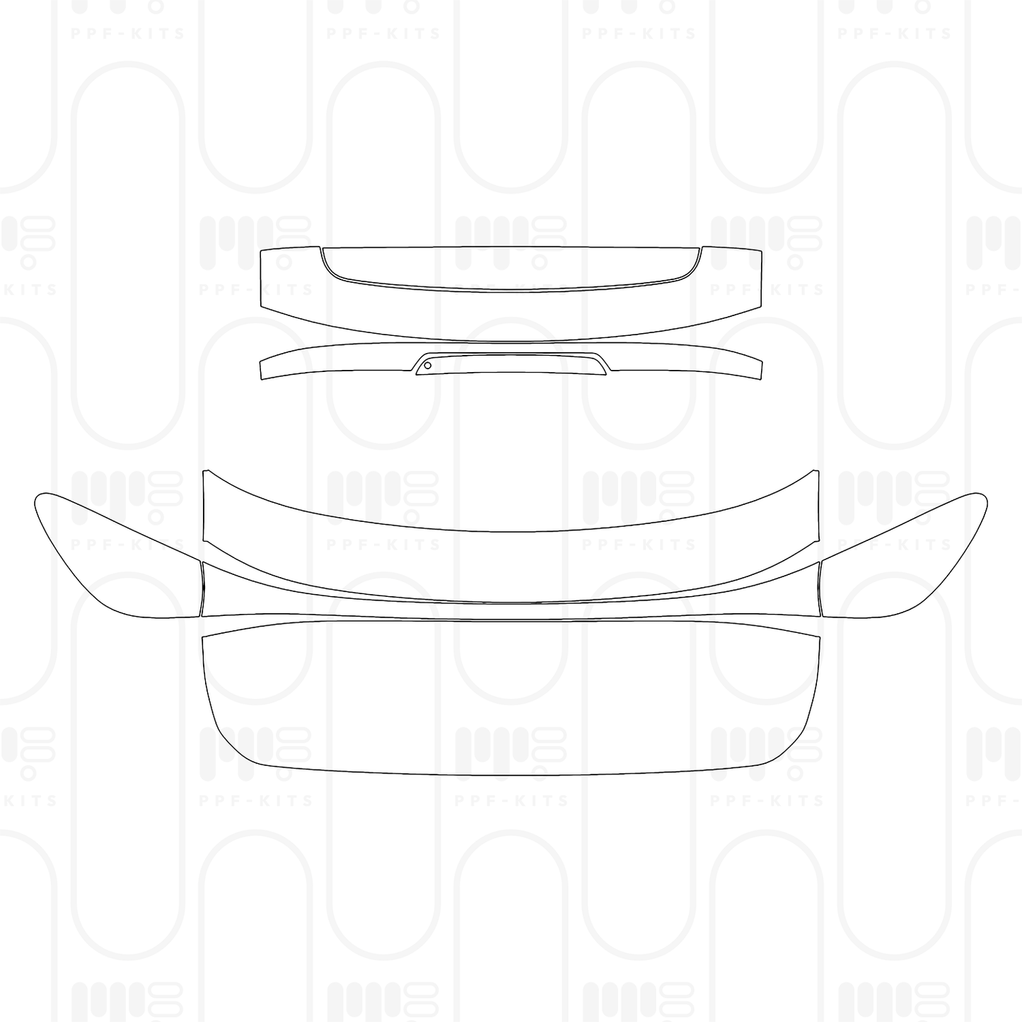 PPF prédécoupé Smart #1 Base 2026